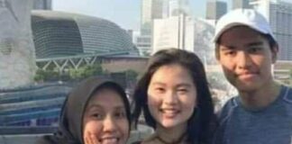 Nadia Afrita, Felicia, dan Kaesang.