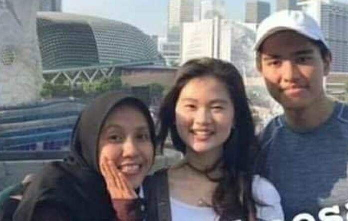 Nadia Afrita, Felicia, dan Kaesang.