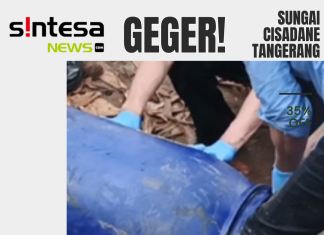 Penemuan Mayat Perempuan di Dalam Drum di Sungai Cisadane Tangerang