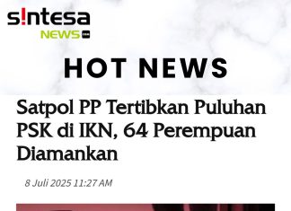 Satpol PP Tertibkan Puluhan PSK di IKN