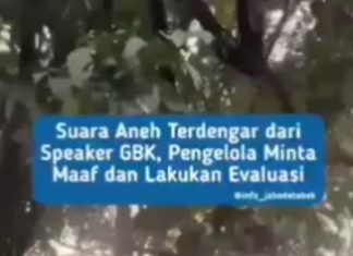 Viral! Heboh Suara Desahan Perempuan Terdengar dari Speaker GBK