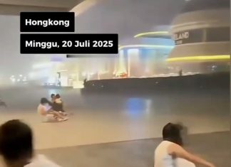 Dahsyatnya Topan Wipha di Hongkong, Berlanjut Guyuran Badai di Selatan Tiongkok