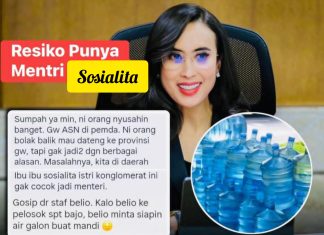Viral! Tuntutan “Mewah” Menteri Pariwisata Widiyanti Putri Wardhana Bikin Pegawai Kewalahan, Air Galon untuk Mandi Jadi Sorotan