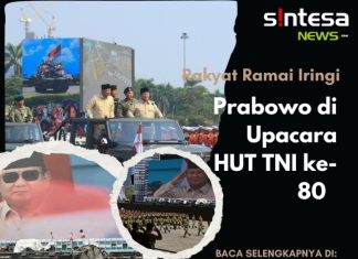 Iringi Presiden Prabowo Menuju Upacara HUT ke-80 TNI, Rakyat Ramai Sepanjang Jalan